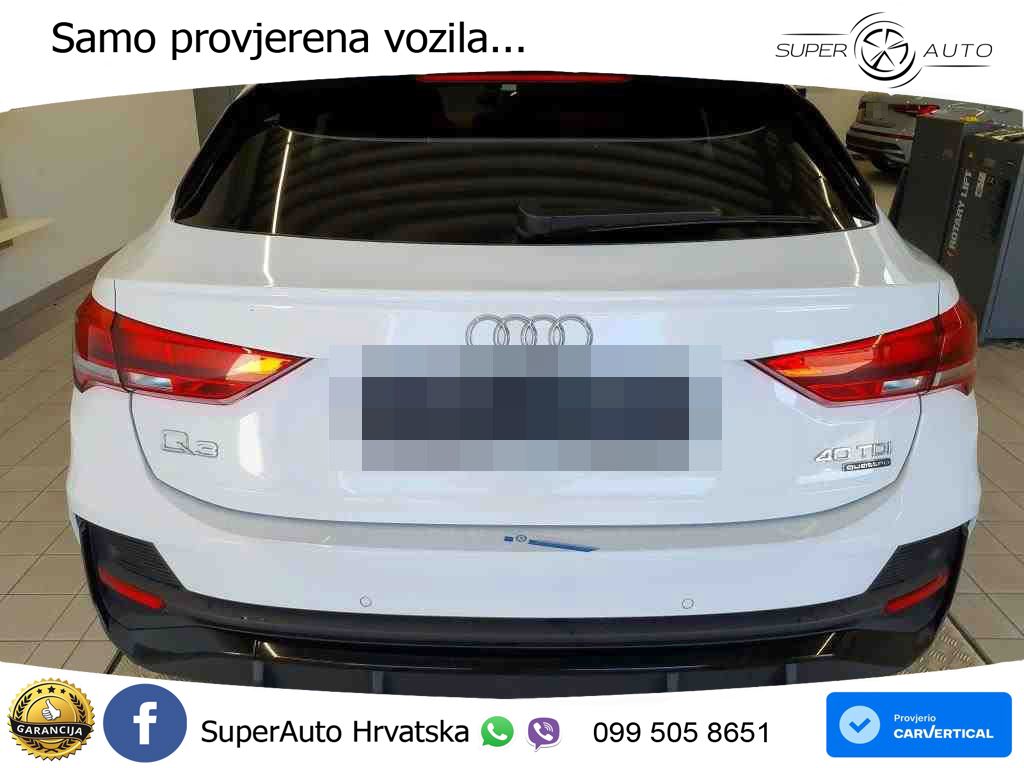 Audi Q3 40 TDI (200 KS) quattro S tronic S line LED+GR SJED+ACC