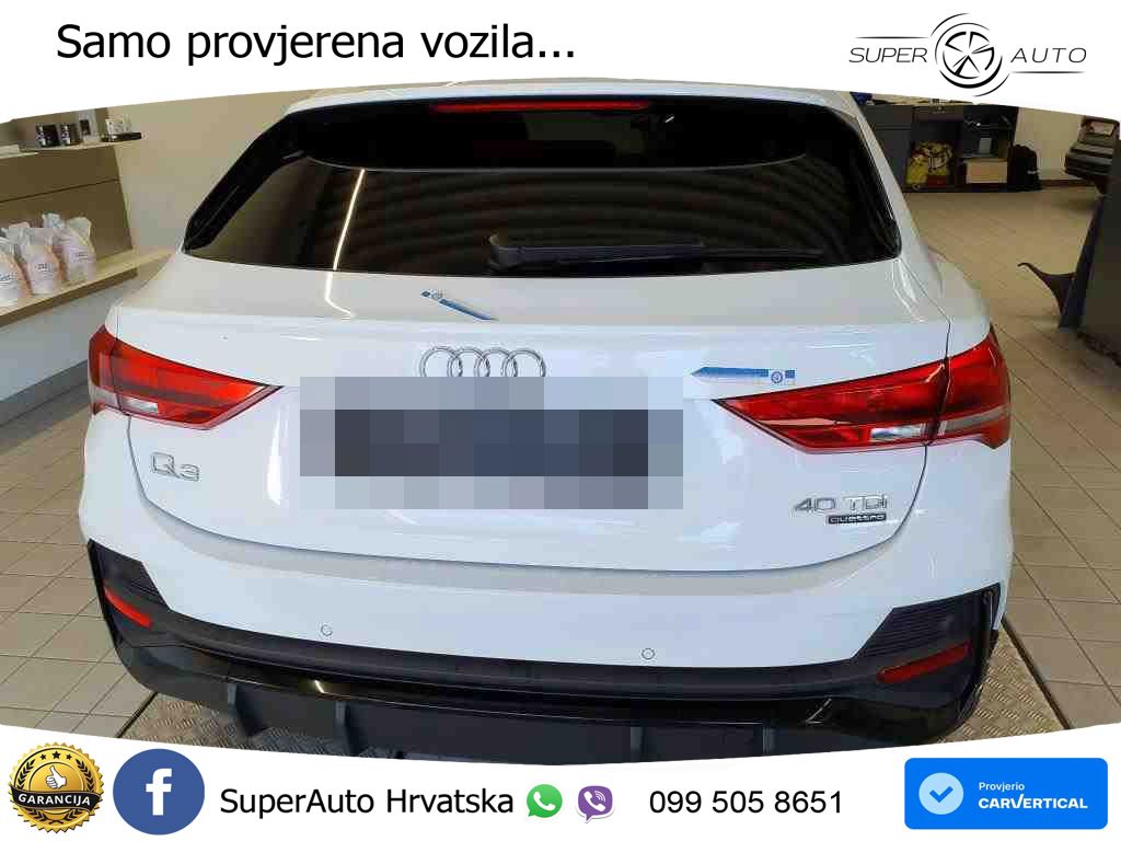 Audi Q3 40 TDI (200 KS) quattro S tronic S line LED+GR SJED+ACC