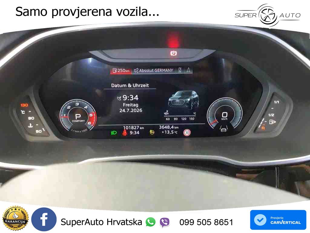 Audi Q3 40 TDI (200 KS) quattro S tronic S line LED+GR SJED+ACC