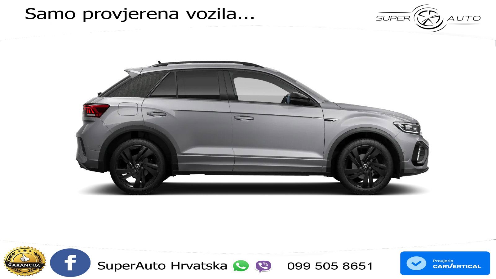 Volkswagen T-Roc 1.5 TSI (150 KS) DSG R-Line LED+GR SJED+ACC