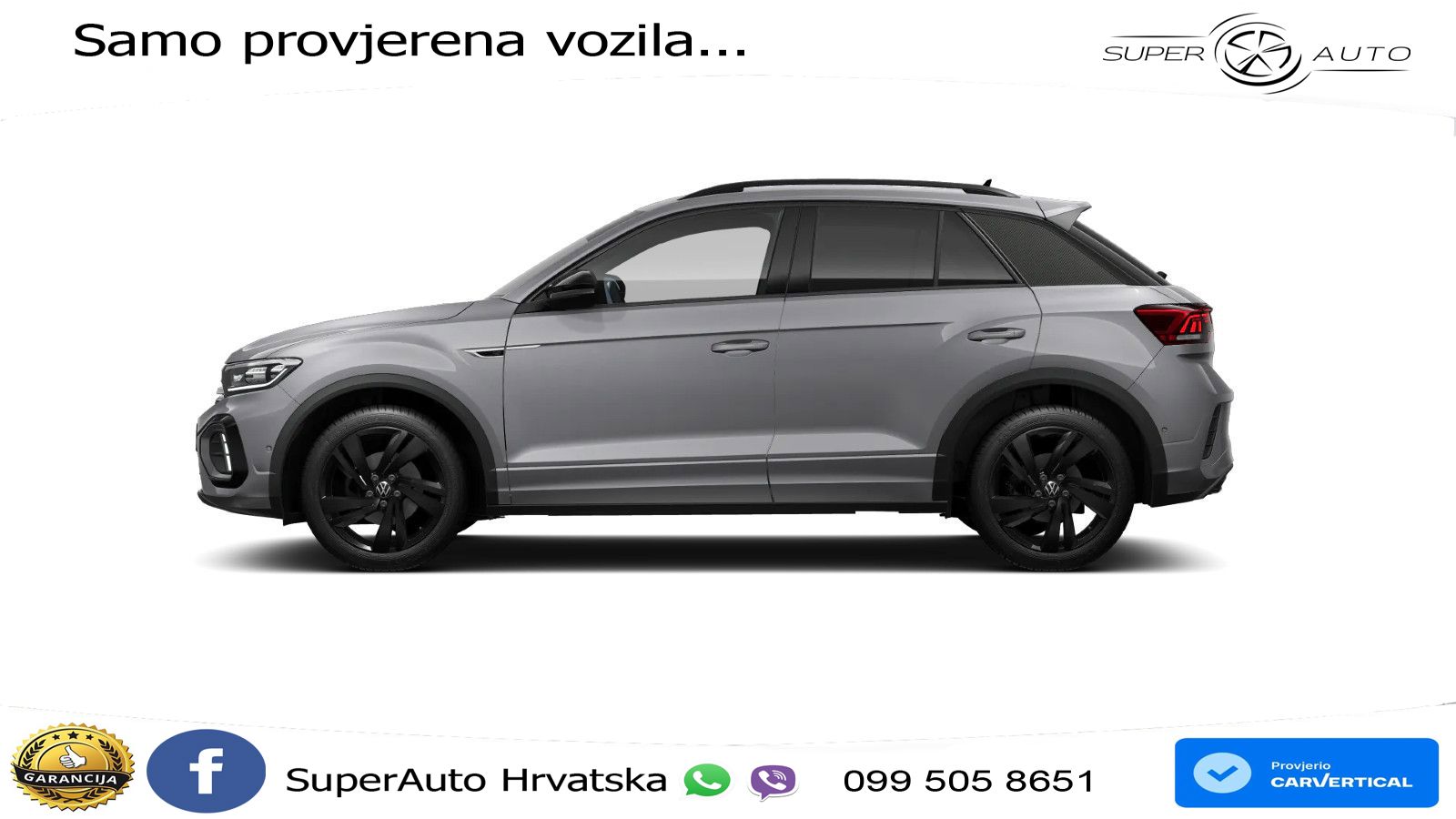 Volkswagen T-Roc 1.5 TSI (150 KS) DSG R-Line LED+GR SJED+ACC