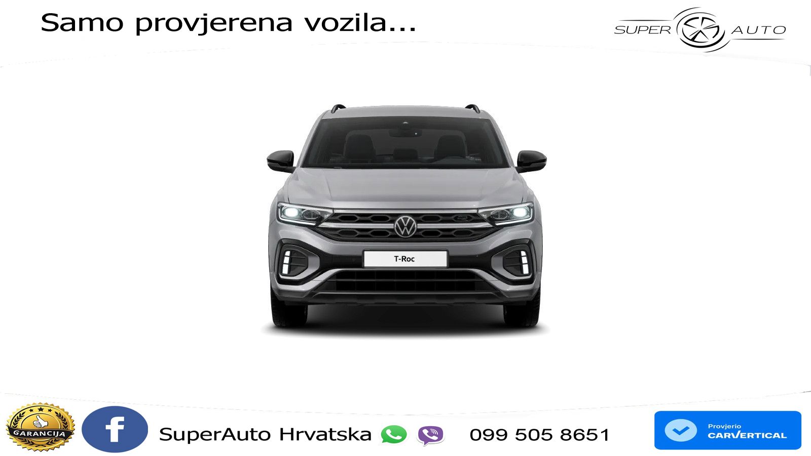 Volkswagen T-Roc 1.5 TSI (150 KS) DSG R-Line LED+GR SJED+ACC