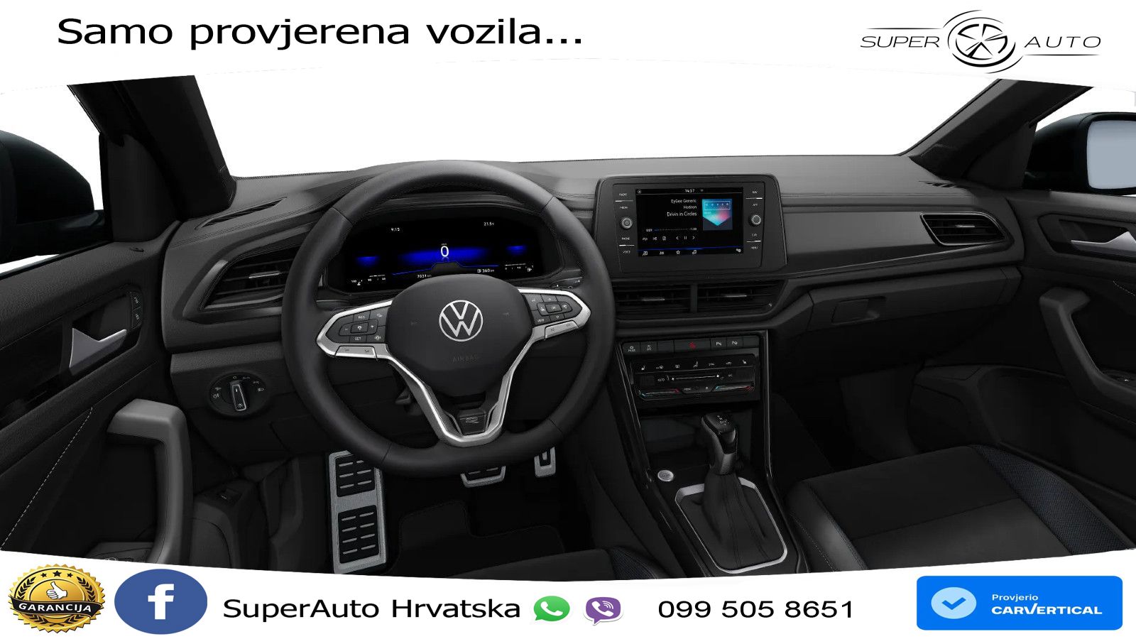 Volkswagen T-Roc 1.5 TSI (150 KS) DSG R-Line LED+GR SJED+ACC