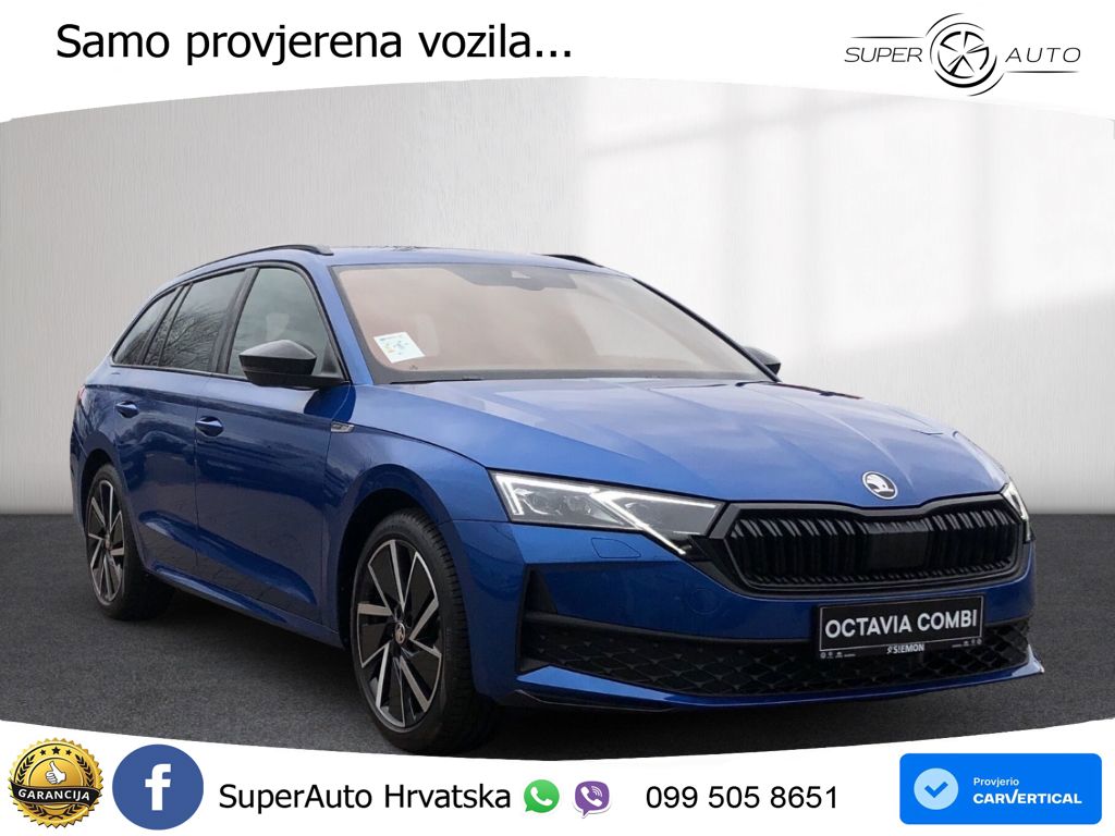 Škoda Octavia Combi 1.5 TSI (150 KS) DSG SportLine LED+GR SJED+ACC
