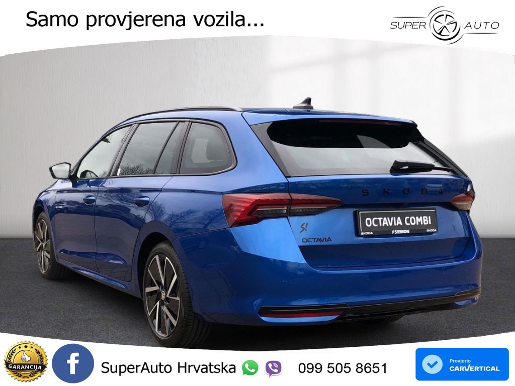 Škoda Octavia Combi 1.5 TSI (150 KS) DSG SportLine LED+GR SJED+ACC