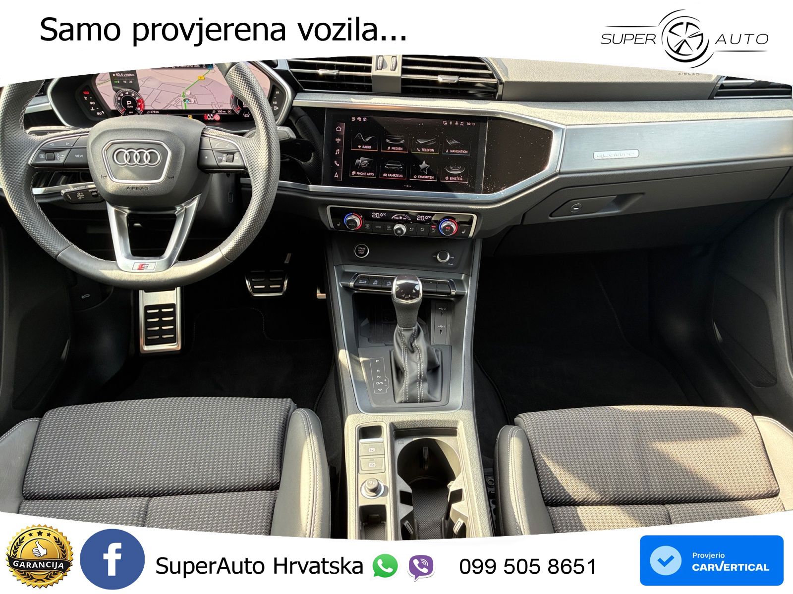Audi Q3 II Sportback 40 TFSI (190 KS) quattro S tronic S line LED+GR SJED+ACC