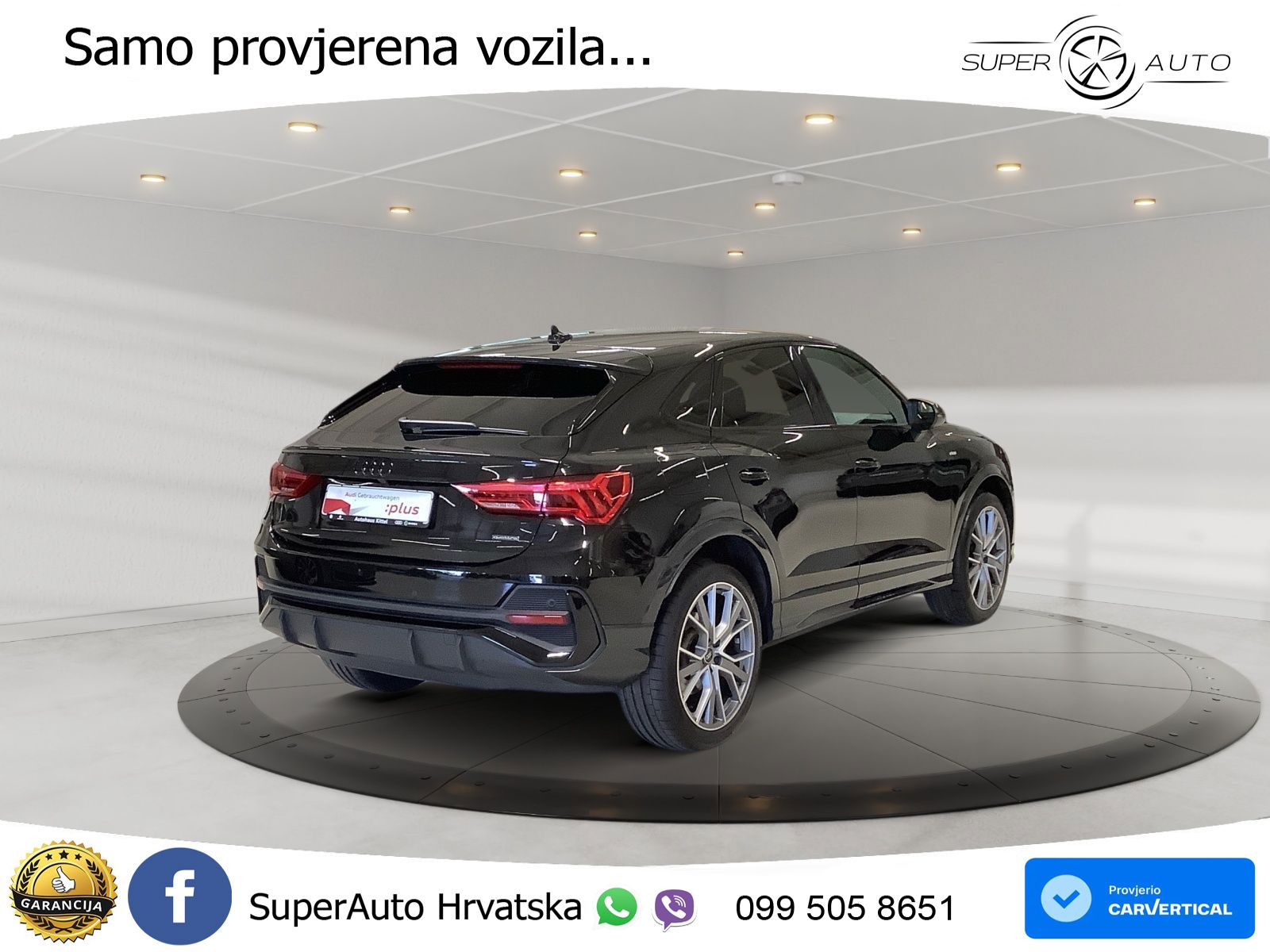 Audi Q3 II Sportback 40 TFSI (190 KS) quattro S tronic S line LED+GR SJED+ACC