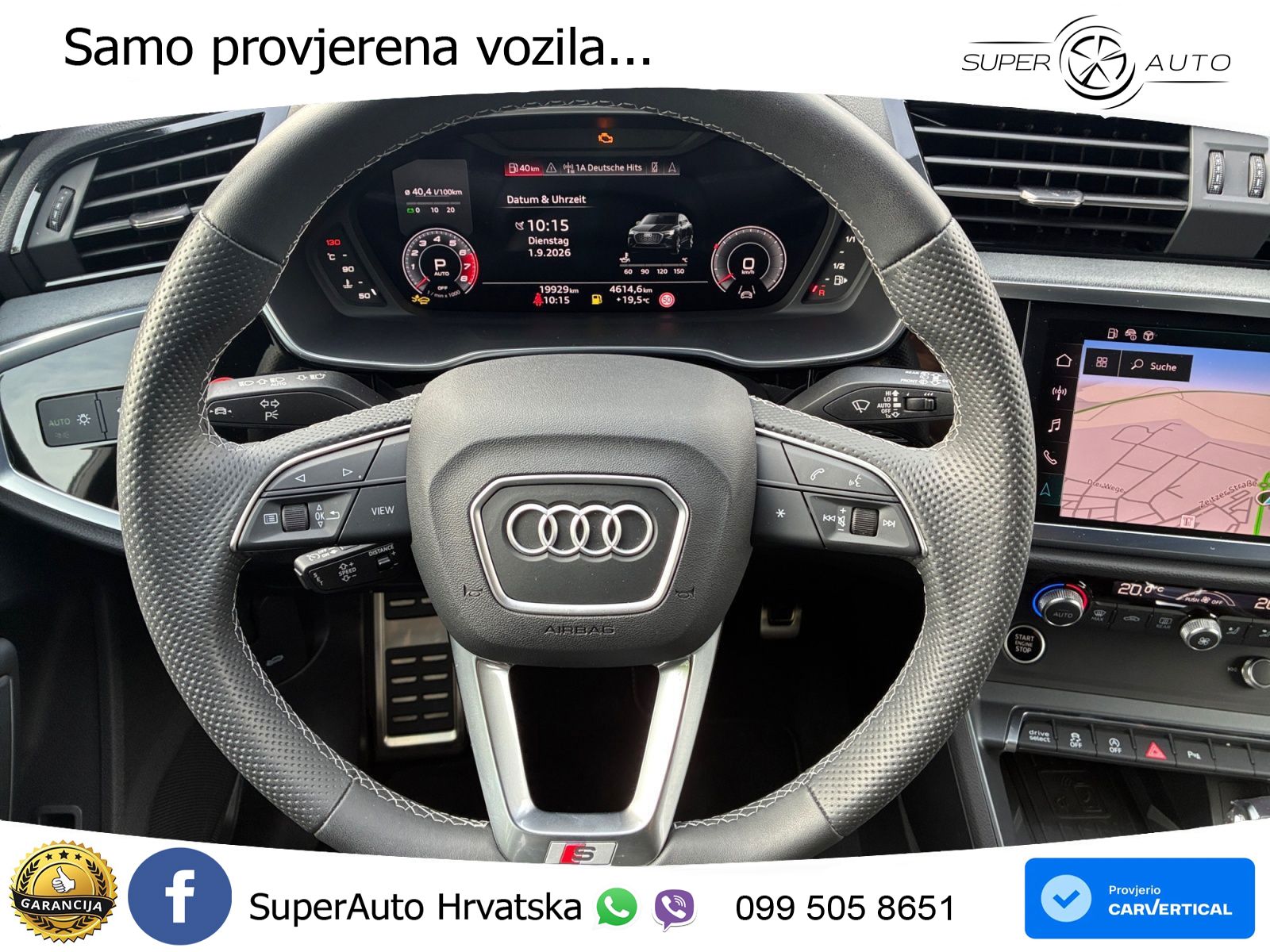 Audi Q3 II Sportback 40 TFSI (190 KS) quattro S tronic S line LED+GR SJED+ACC