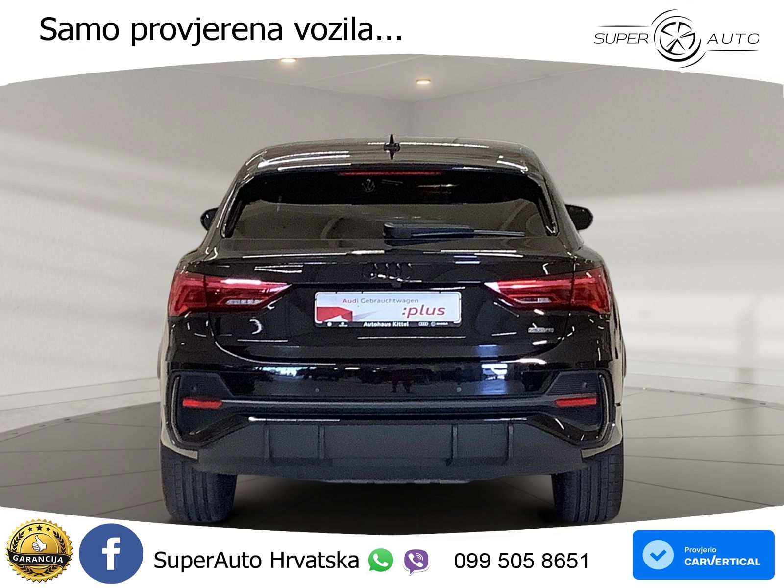 Audi Q3 II Sportback 40 TFSI (190 KS) quattro S tronic S line LED+GR SJED+ACC