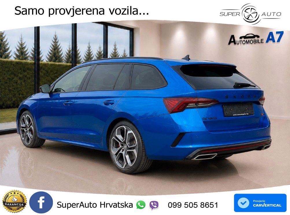 Škoda Octavia Combi RS 2.0 TDI (200 KS) 4x4 DSG LED+GR SJED+ACC