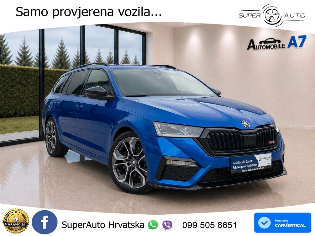 Škoda Octavia Combi RS 2.0 TDI (200 KS) 4x4 DSG LED+GR SJED+ACC