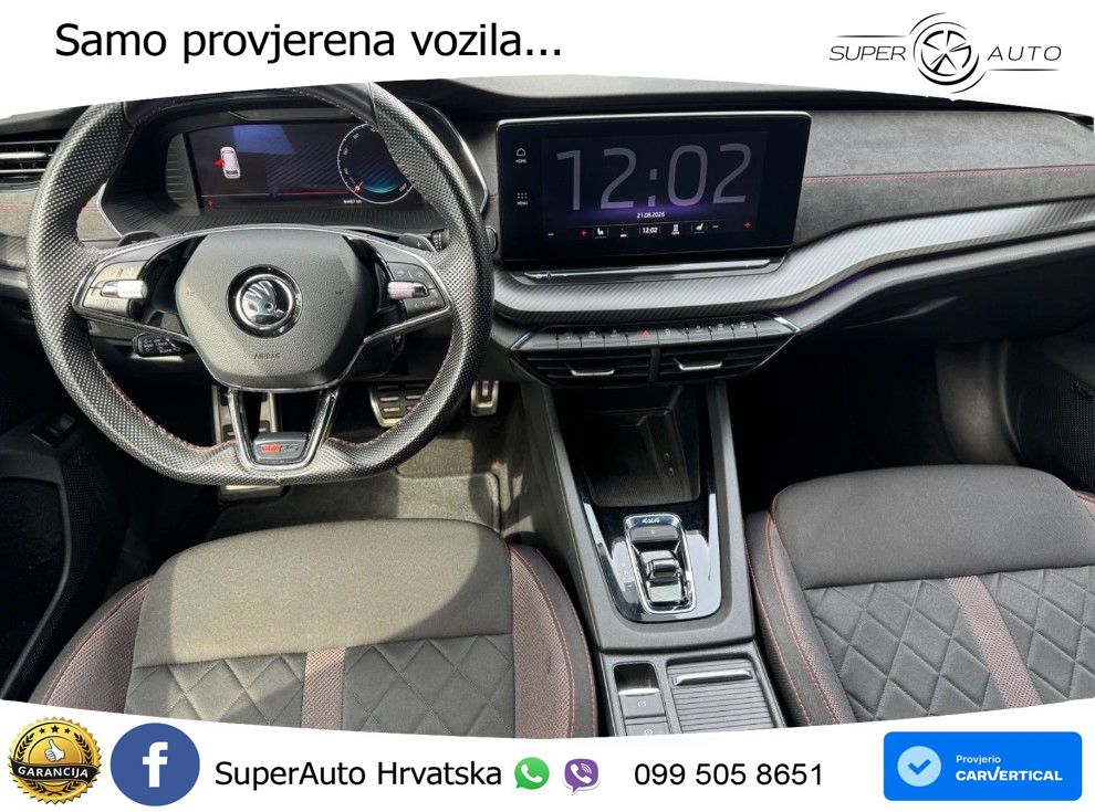 Škoda Octavia Combi RS 2.0 TDI (200 KS) 4x4 DSG LED+GR SJED+ACC