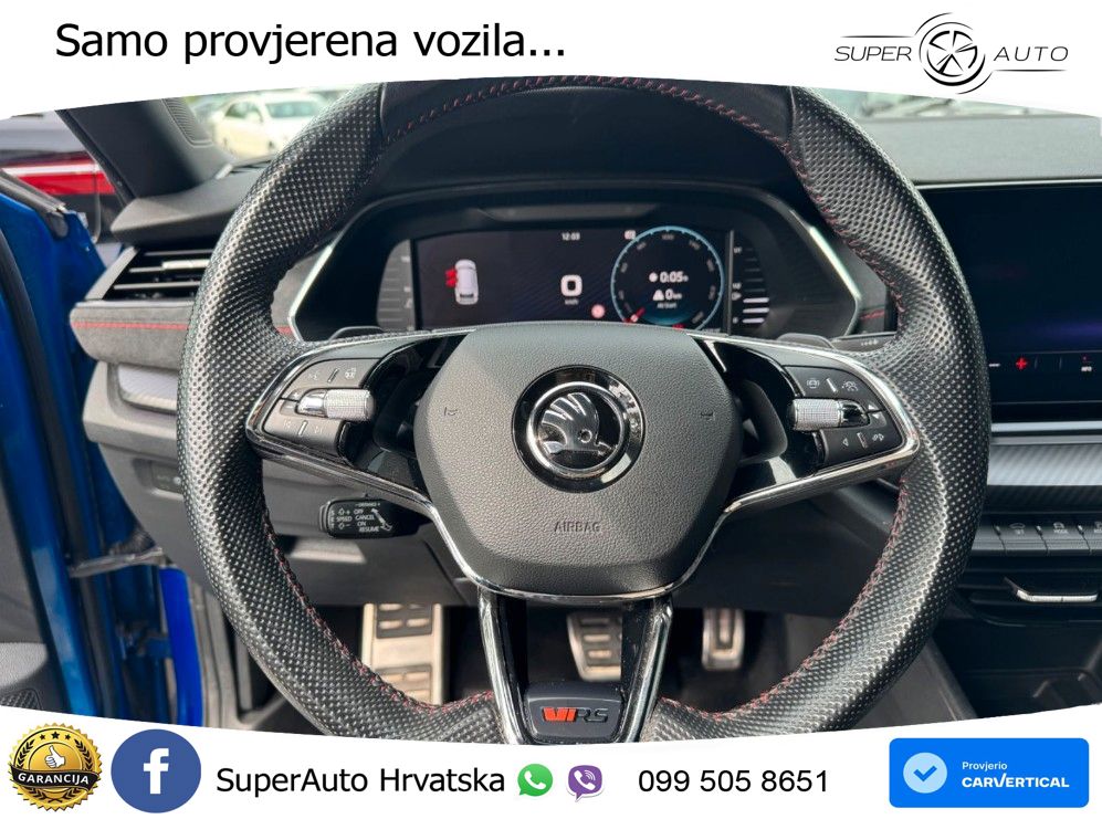 Škoda Octavia Combi RS 2.0 TDI (200 KS) 4x4 DSG LED+GR SJED+ACC