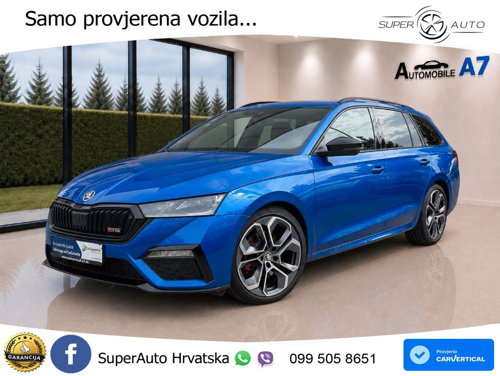 Škoda Octavia Combi RS 2.0 TDI (200 KS) 4x4 DSG LED+GR SJED+ACC