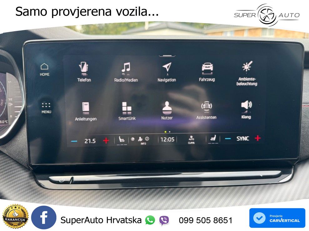 Škoda Octavia Combi RS 2.0 TDI (200 KS) 4x4 DSG LED+GR SJED+ACC