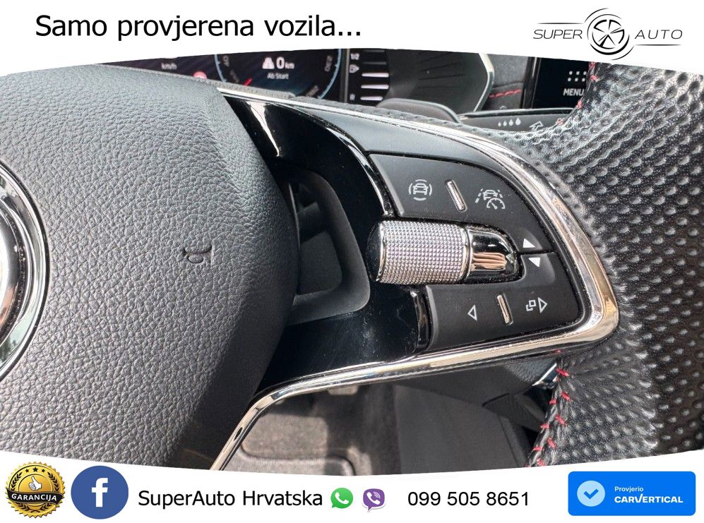 Škoda Octavia Combi RS 2.0 TDI (200 KS) 4x4 DSG LED+GR SJED+ACC