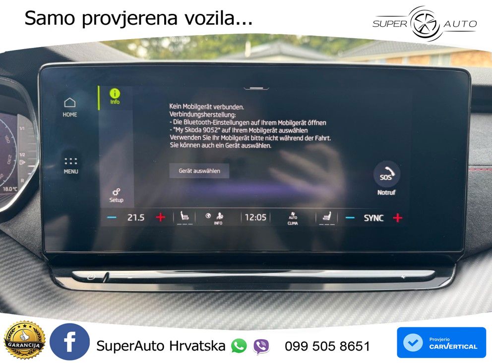 Škoda Octavia Combi RS 2.0 TDI (200 KS) 4x4 DSG LED+GR SJED+ACC