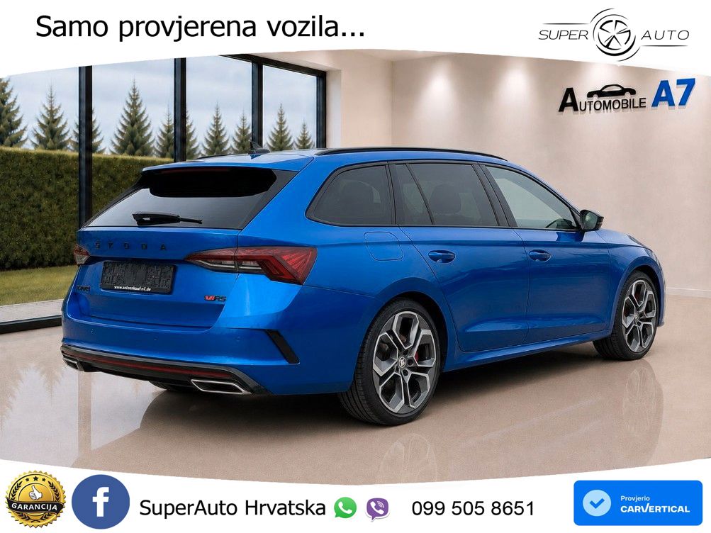 Škoda Octavia Combi RS 2.0 TDI (200 KS) 4x4 DSG LED+GR SJED+ACC