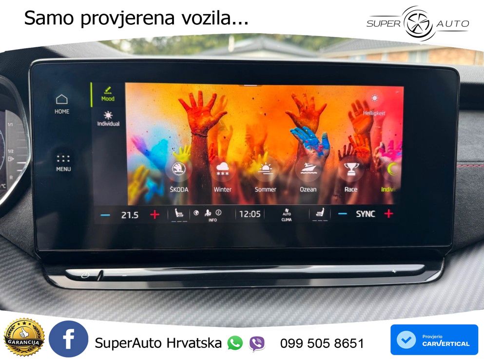 Škoda Octavia Combi RS 2.0 TDI (200 KS) 4x4 DSG LED+GR SJED+ACC