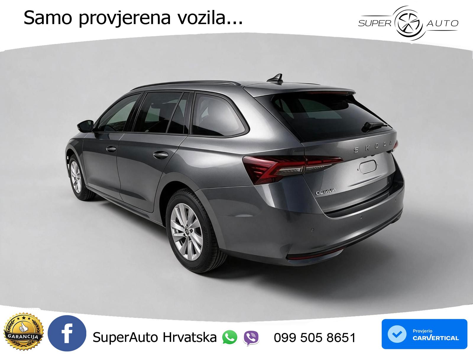 Škoda Octavia Combi 2.0 TDI (150 KS) DSG Selection LED+GR SJED+ACC