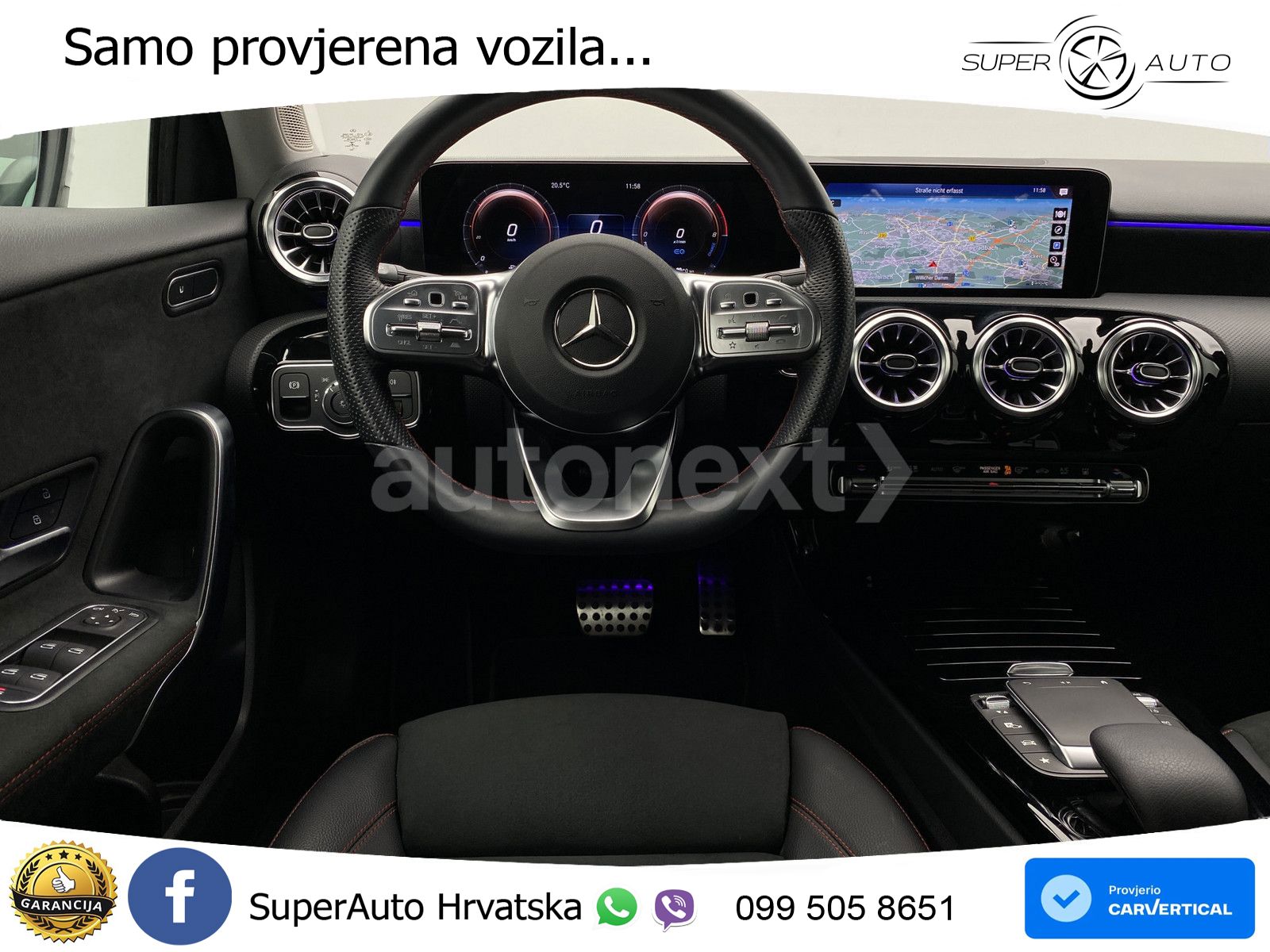 Mercedes-Benz A 250e 8G-DCT AMG LED+GR SJED+ACC