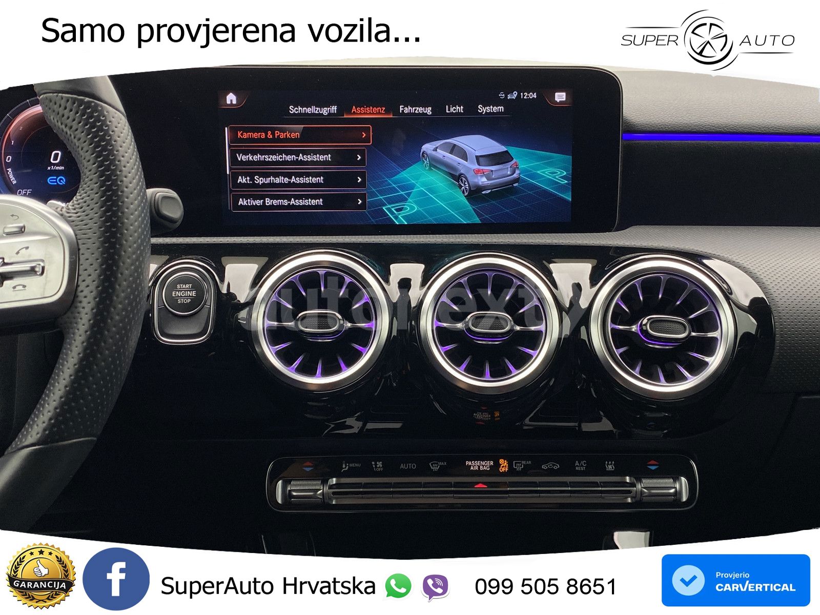 Mercedes-Benz A 250e 8G-DCT AMG LED+GR SJED+ACC