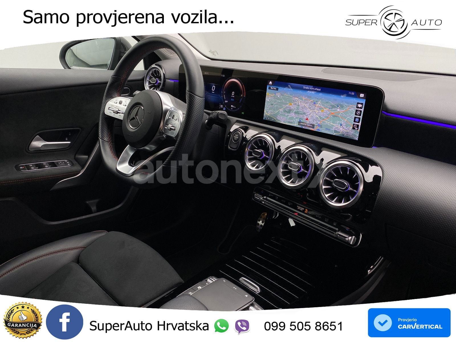 Mercedes-Benz A 250e 8G-DCT AMG LED+GR SJED+ACC