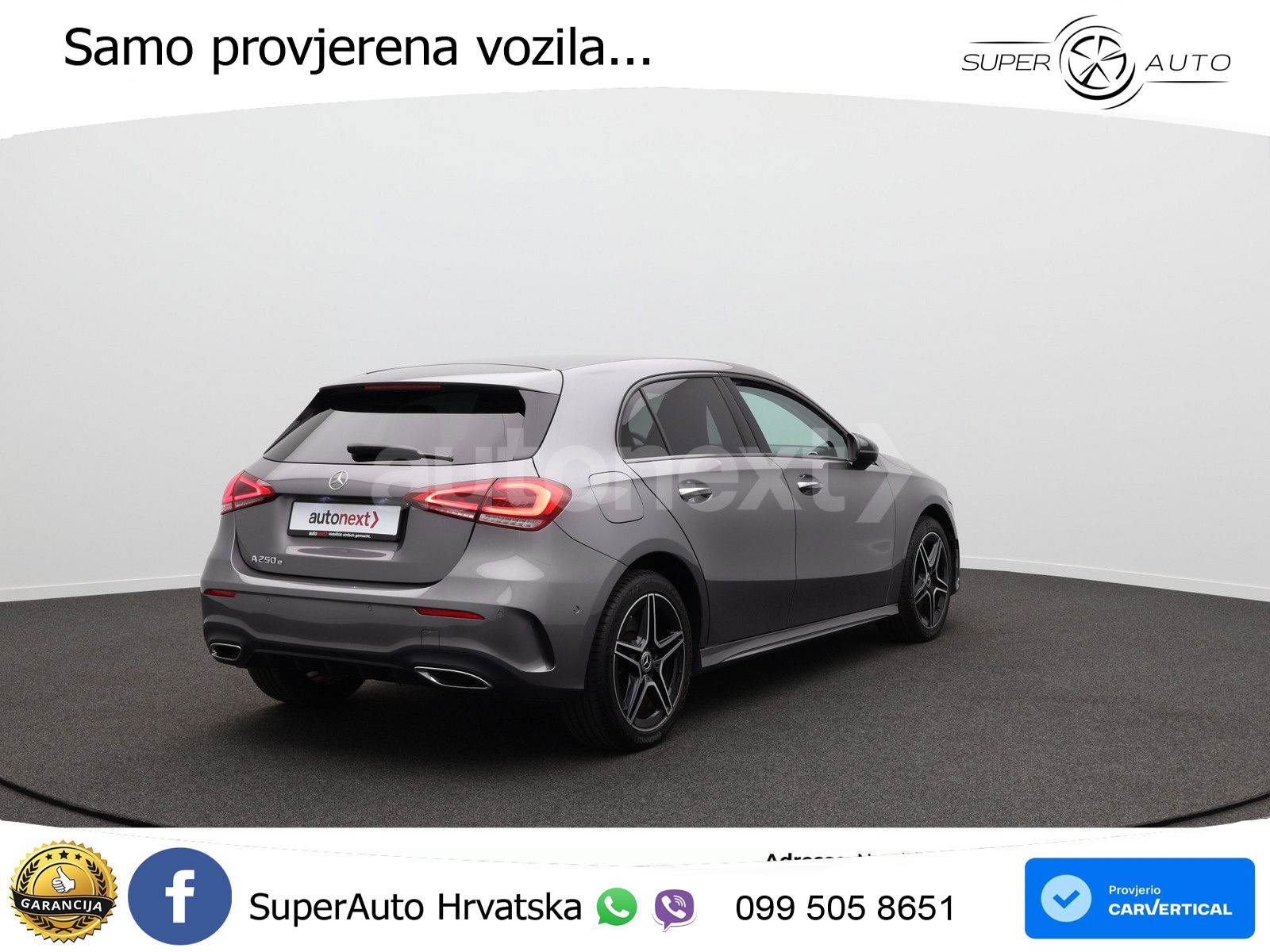 Mercedes-Benz A 250e 8G-DCT AMG LED+GR SJED+ACC
