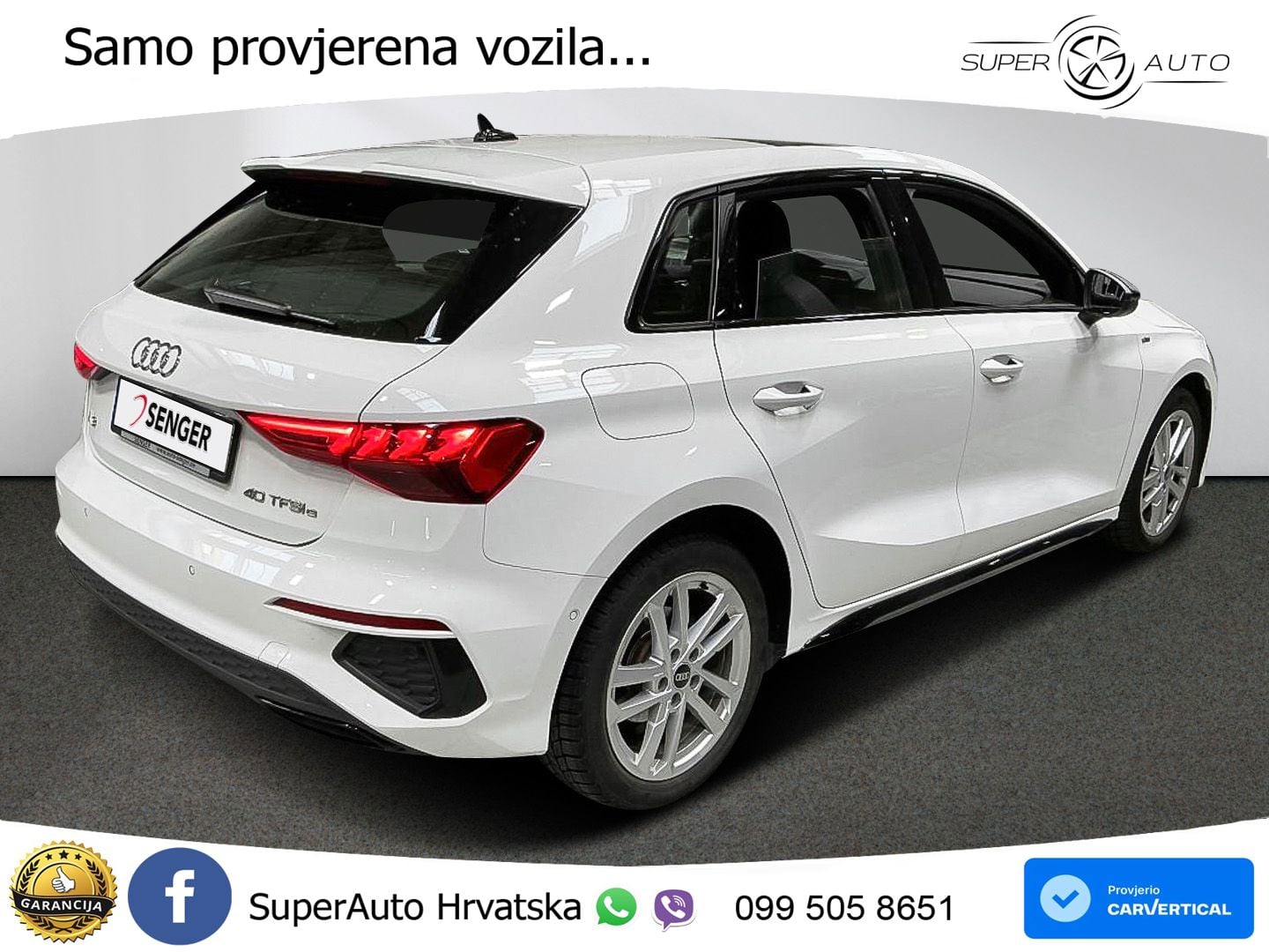 Audi A3 40 TFSIe (204 KS) S tronic S line MATRIX+GR SJED+KAM