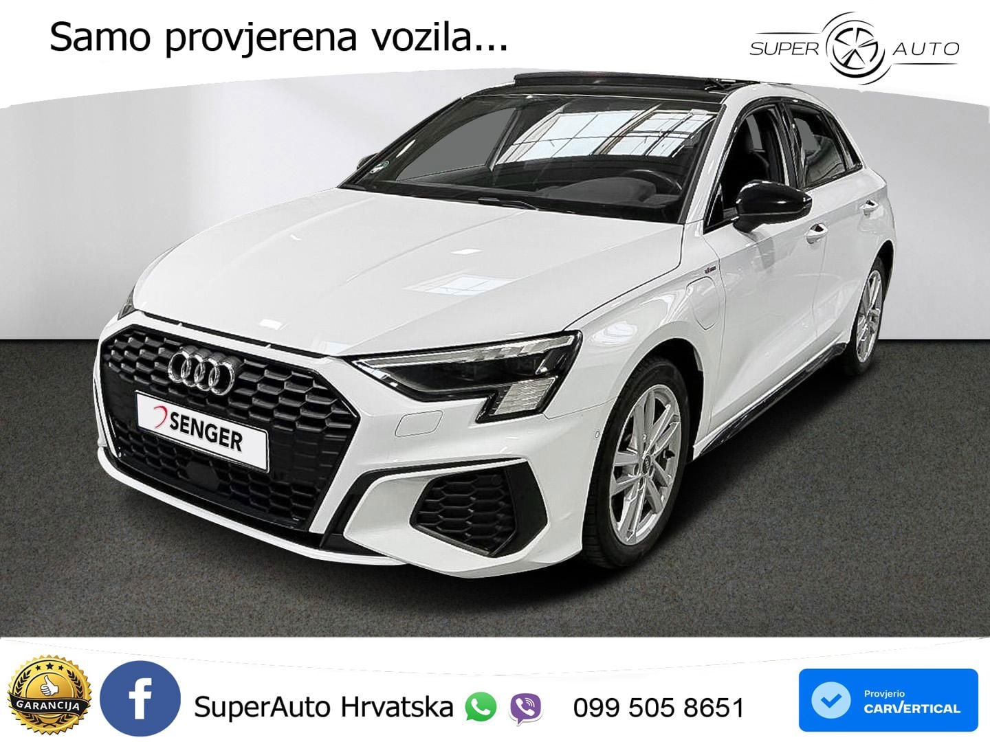 Audi A3 40 TFSIe (204 KS) S tronic S line MATRIX+GR SJED+KAM