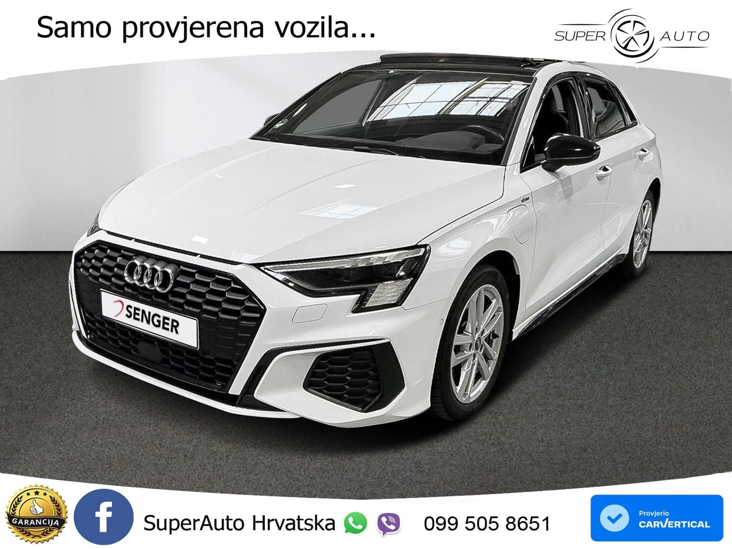 Audi A3 40 TFSIe (204 KS) S tronic S line MATRIX+GR SJED+KAM