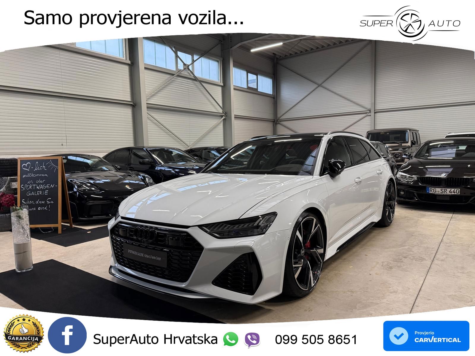 Audi RS6 Avant 4.0 TFSI V8 (600 KS) quattro Tiptronic LED+GR SJED+ACC
