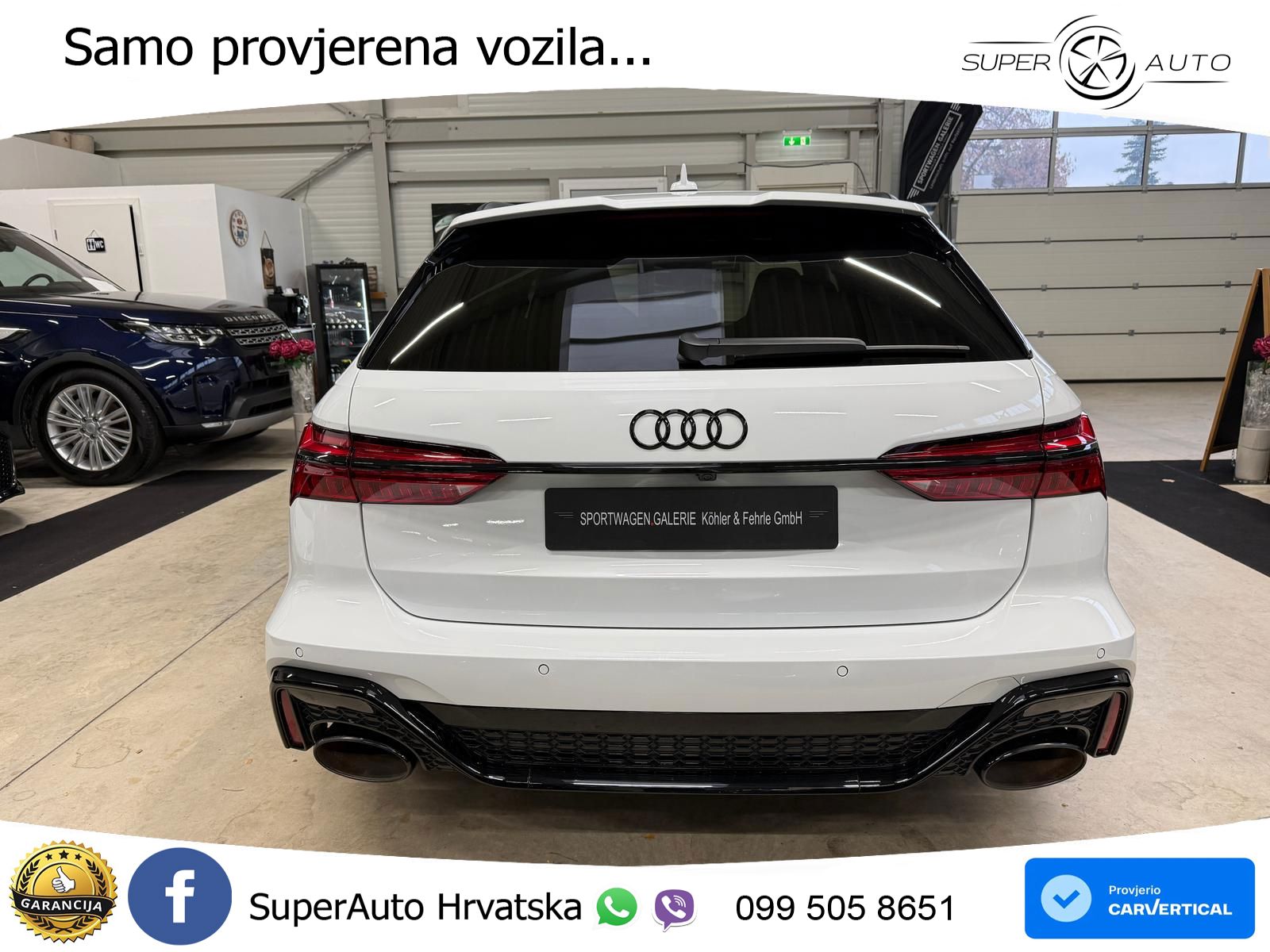Audi RS6 Avant 4.0 TFSI V8 (600 KS) quattro Tiptronic LED+GR SJED+ACC