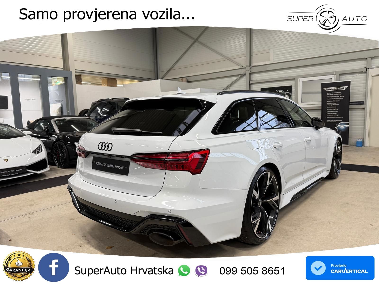 Audi RS6 Avant 4.0 TFSI V8 (600 KS) quattro Tiptronic LED+GR SJED+ACC