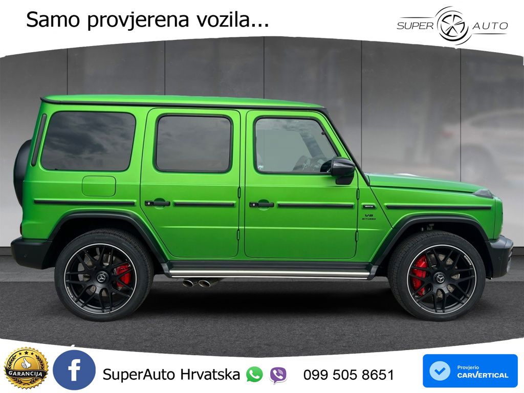 Mercedes AMG G 63 Long V8 (585 KS) 4MATIC 9G-TRONIC AMG SPEEDSHIFT PLUS ACC+GR SJED+360+PANO