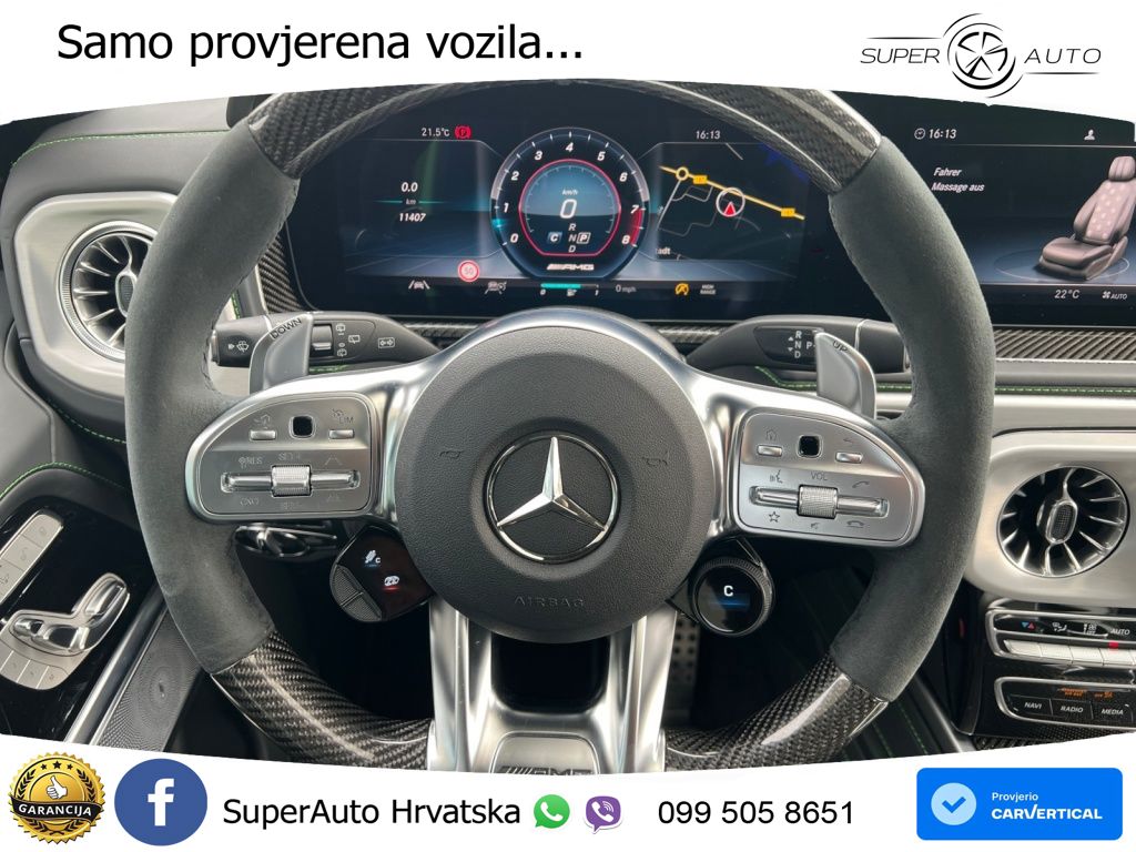Mercedes AMG G 63 Long V8 (585 KS) 4MATIC 9G-TRONIC AMG SPEEDSHIFT PLUS ACC+GR SJED+360+PANO