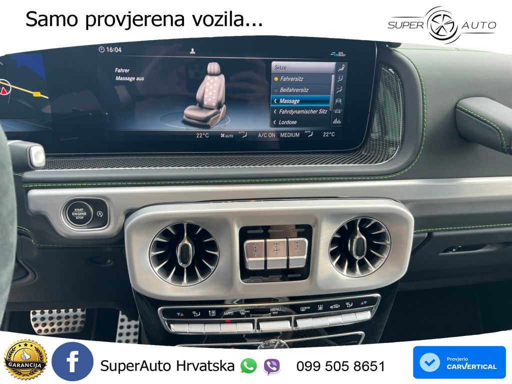 Mercedes AMG G 63 Long V8 (585 KS) 4MATIC 9G-TRONIC AMG SPEEDSHIFT PLUS ACC+GR SJED+360+PANO