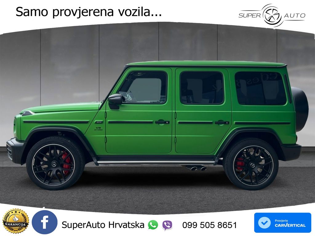 Mercedes AMG G 63 Long V8 (585 KS) 4MATIC 9G-TRONIC AMG SPEEDSHIFT PLUS ACC+GR SJED+360+PANO