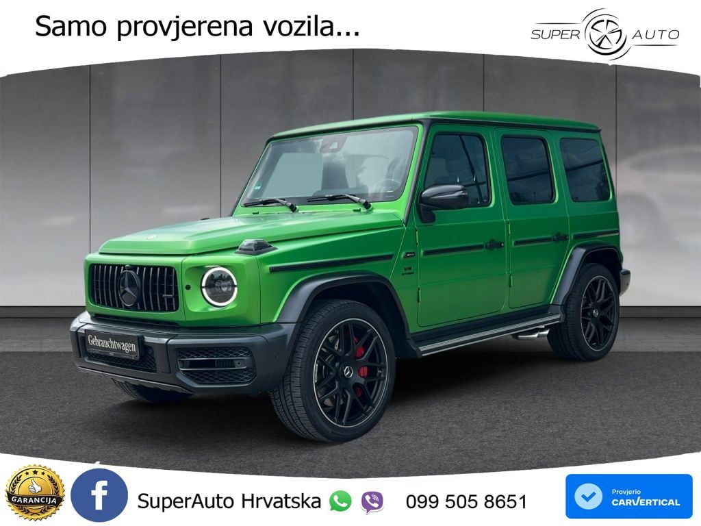 Mercedes AMG G 63 Long V8 (585 KS) 4MATIC 9G-TRONIC AMG SPEEDSHIFT PLUS ACC+GR SJED+360+PANO