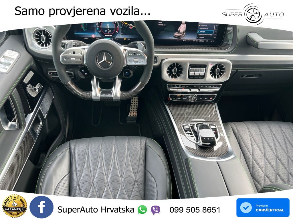 Mercedes AMG G 63 Long V8 (585 KS) 4MATIC 9G-TRONIC AMG SPEEDSHIFT PLUS ACC+GR SJED+360+PANO