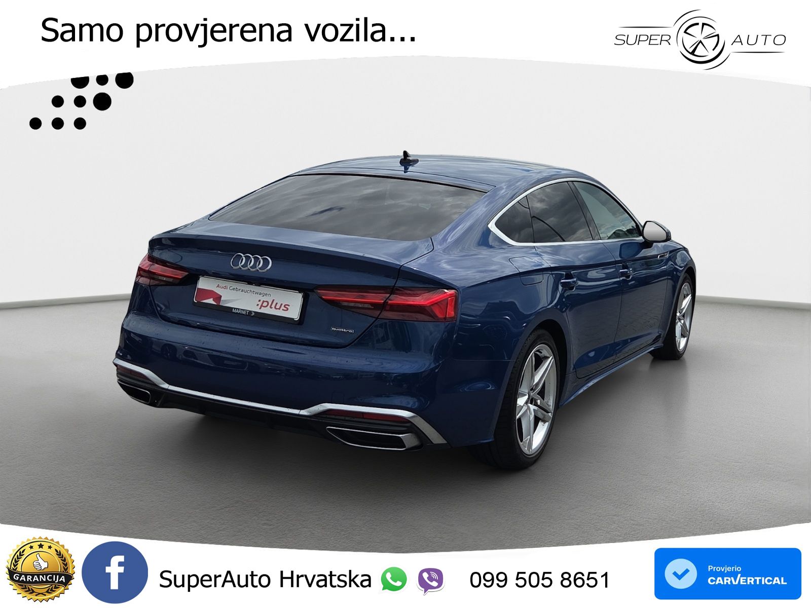 Audi A5 Sportback 40 TDI (204 KS) quattro S tronic S line MATRIX+GR SJED+KAM