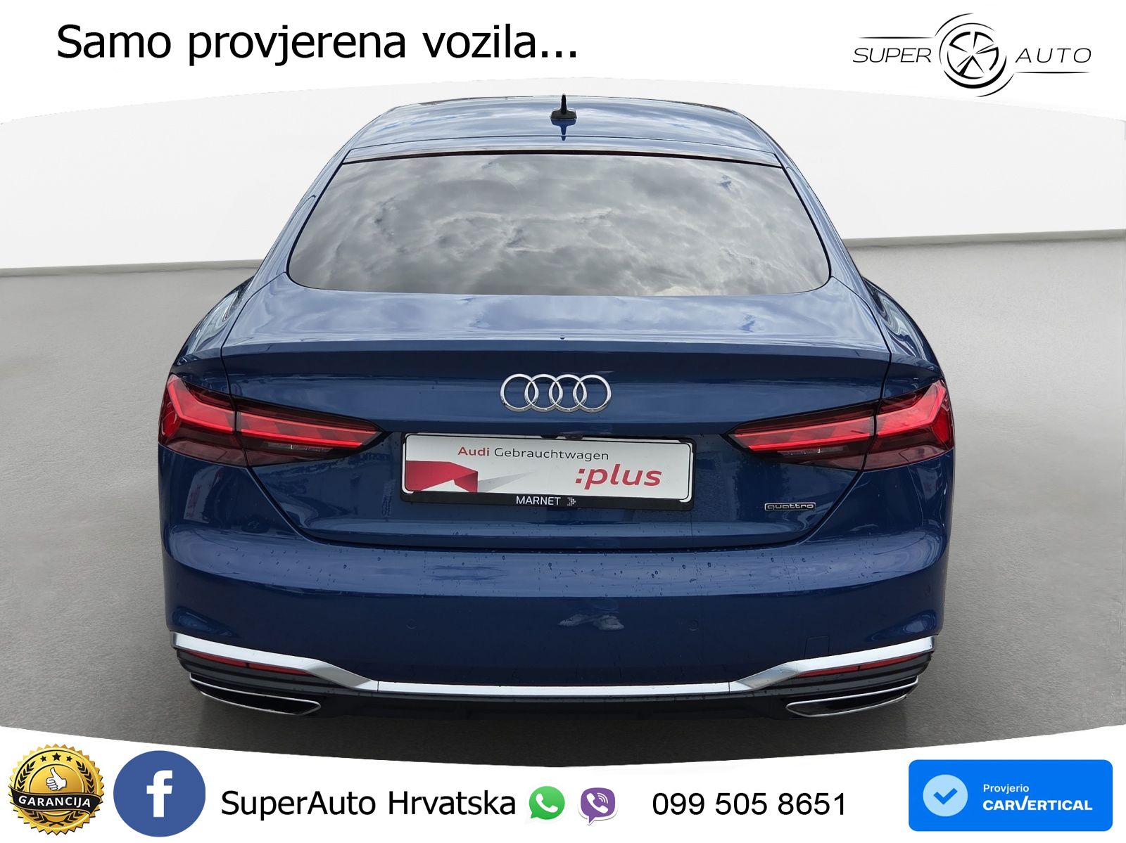 Audi A5 Sportback 40 TDI (204 KS) quattro S tronic S line MATRIX+GR SJED+KAM