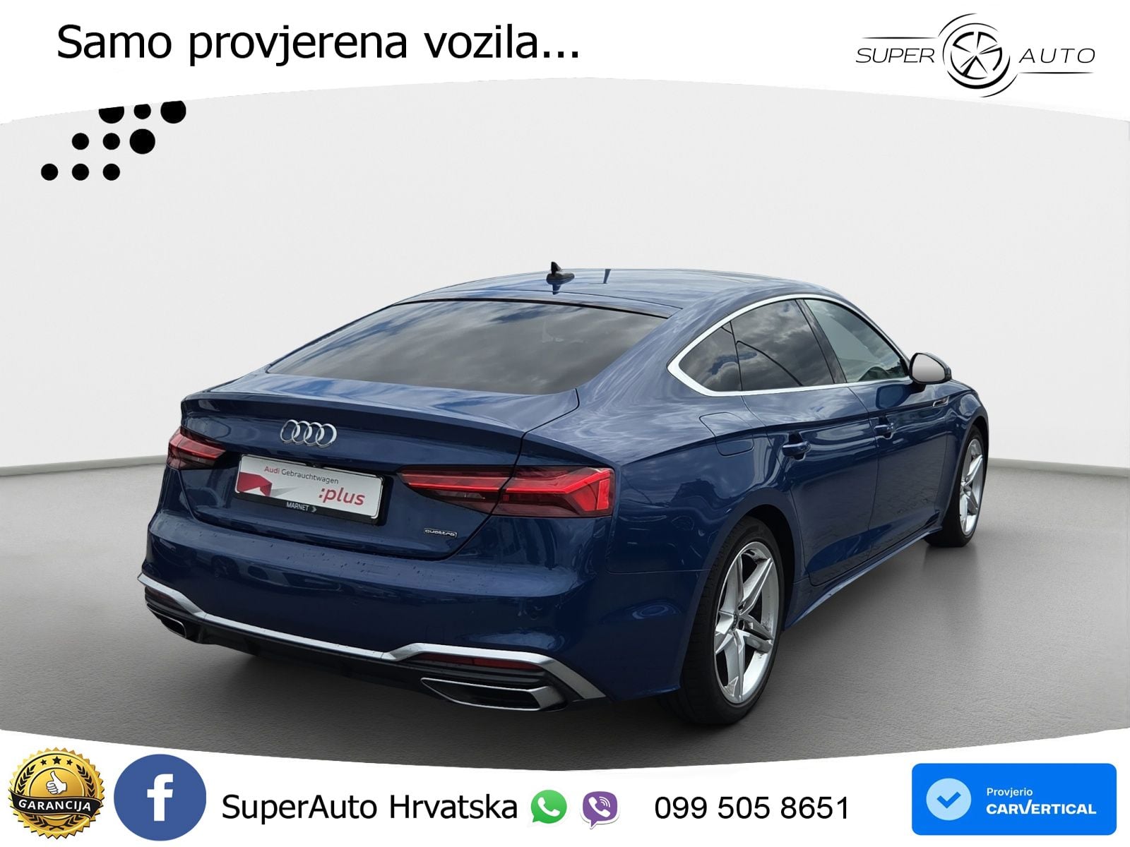 Audi A5 Sportback 40 TDI (204 KS) quattro S tronic S line MATRIX+GR SJED+KAM