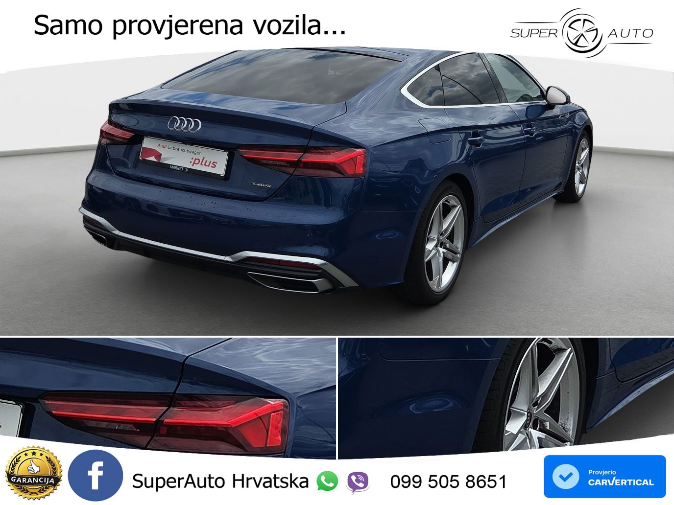 Audi A5 Sportback 40 TDI (204 KS) quattro S tronic S line MATRIX+GR SJED+KAM