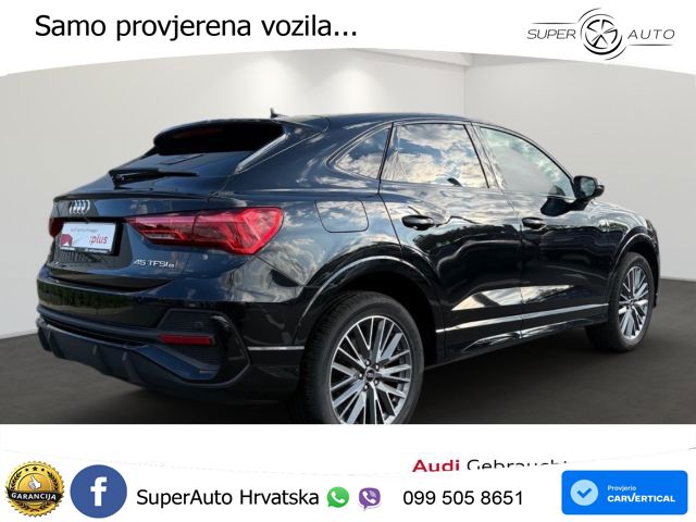 Audi Q3 Sportback 45 TFSIe (245 KS) S tronic S line LED+GR SJED+ACC