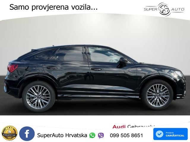 Audi Q3 Sportback 45 TFSIe (245 KS) S tronic S line LED+GR SJED+ACC