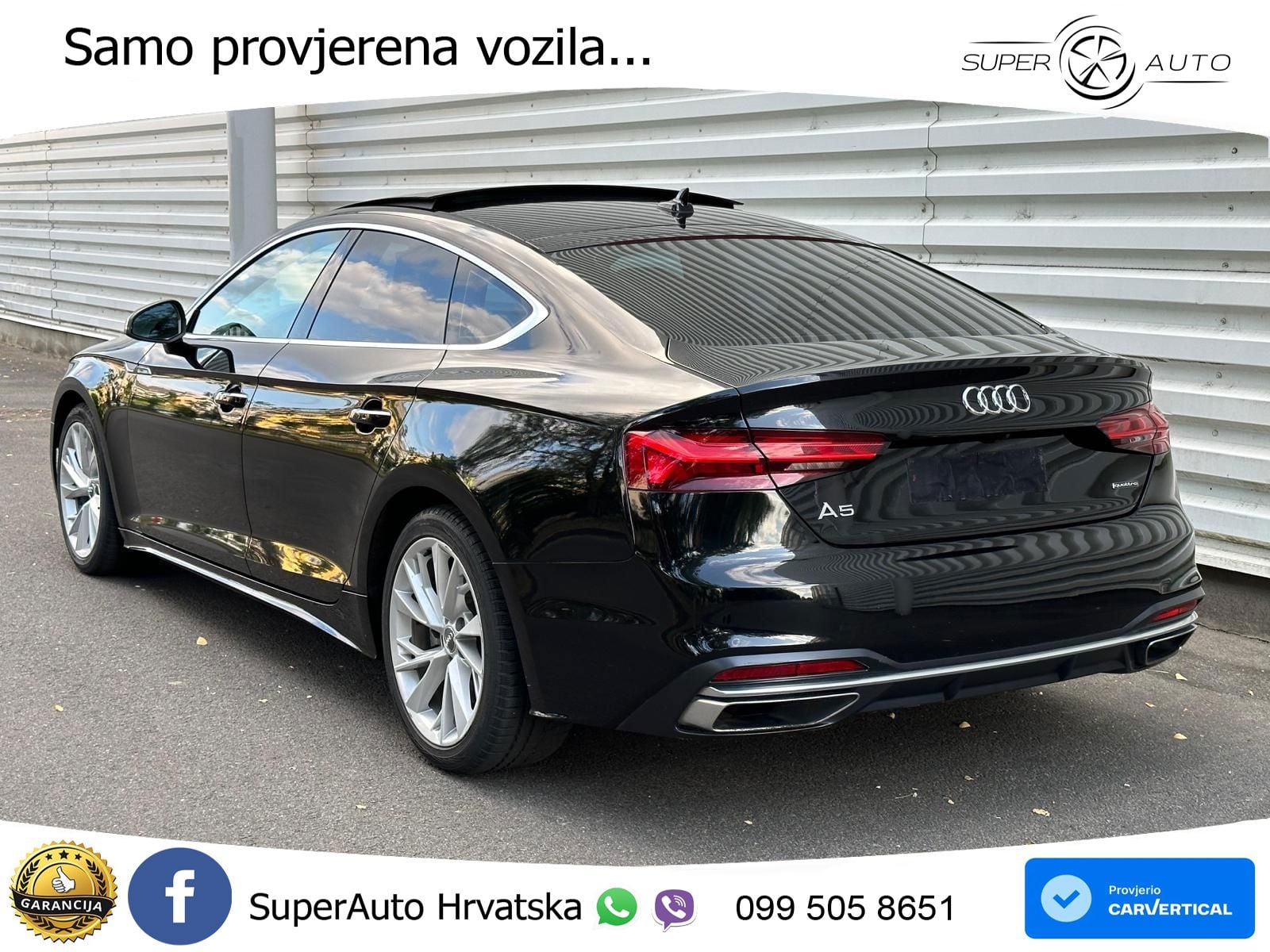 Audi A5 Sportback 45 TFSI (265 KS) quattro S tronic