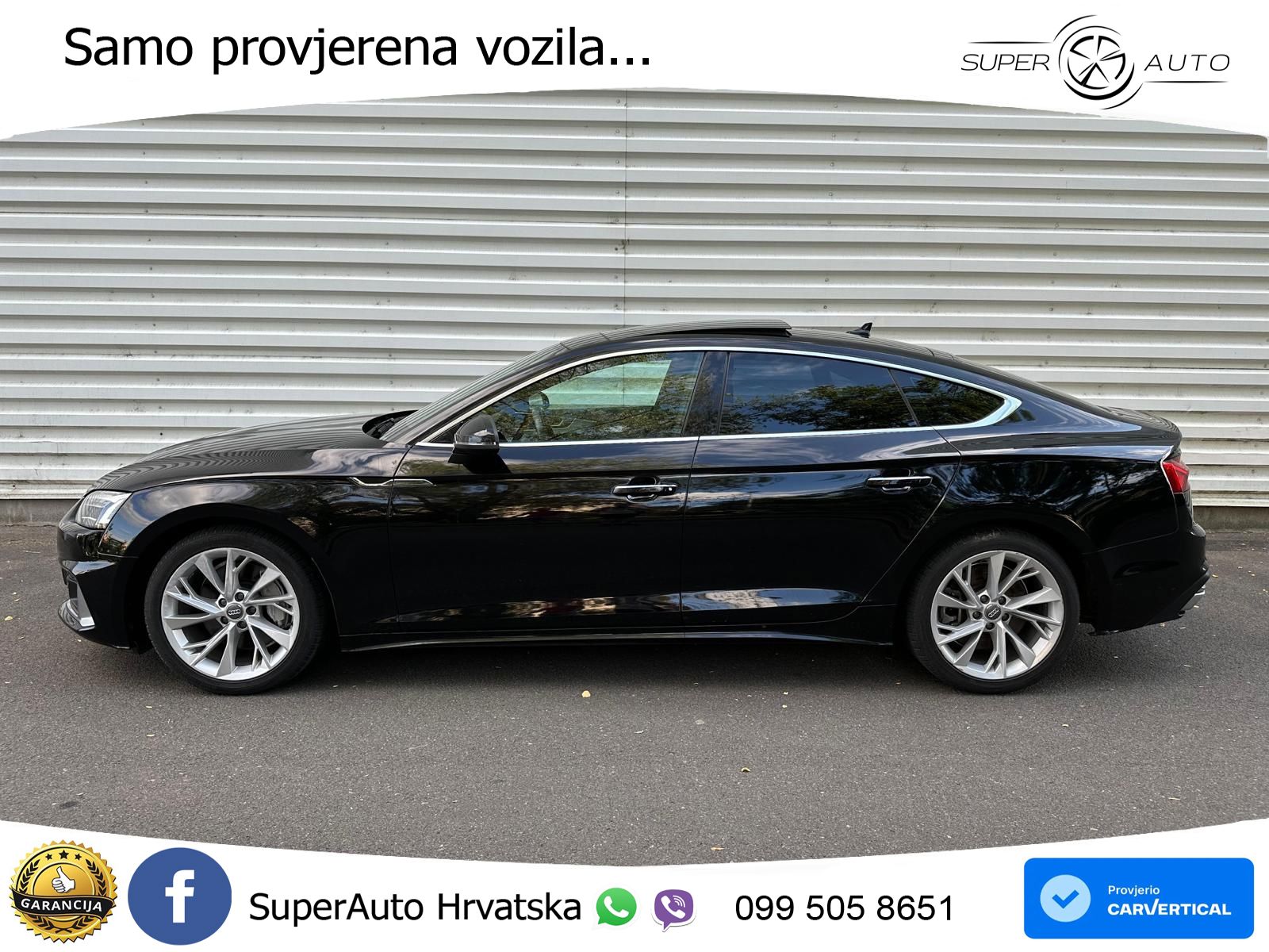 Audi A5 Sportback 45 TFSI (265 KS) quattro S tronic