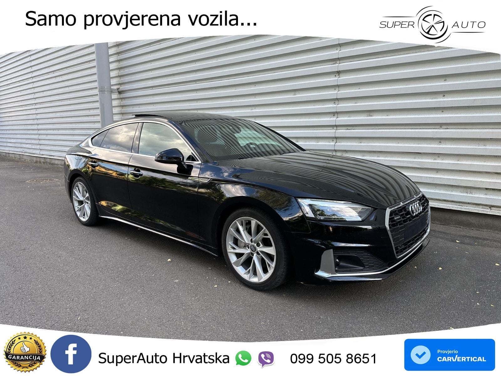 Audi A5 Sportback 45 TFSI (265 KS) quattro S tronic