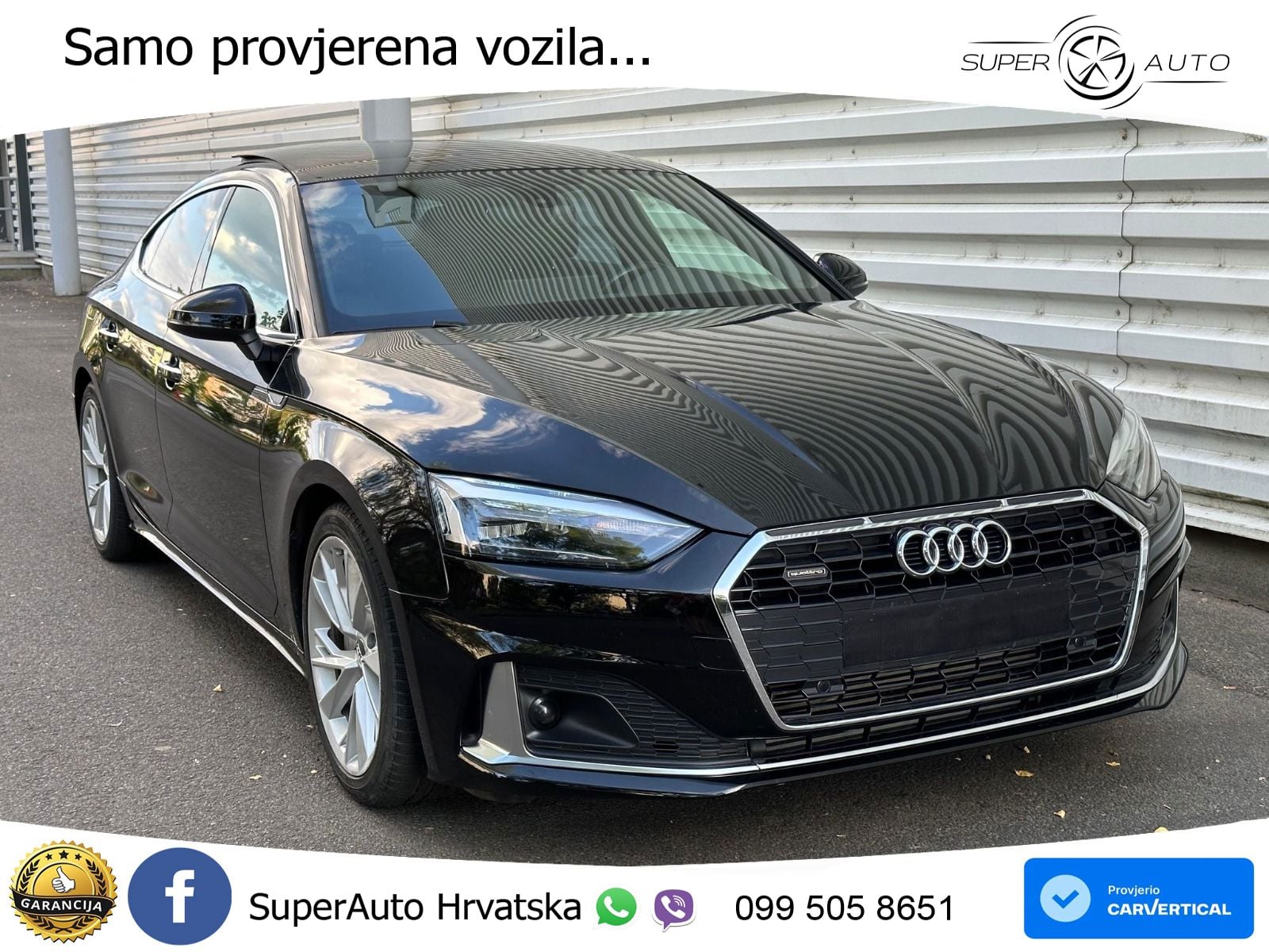 Audi A5 Sportback 45 TFSI (265 KS) quattro S tronic
